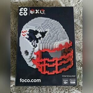 Patriots Helmet Building Brix Set